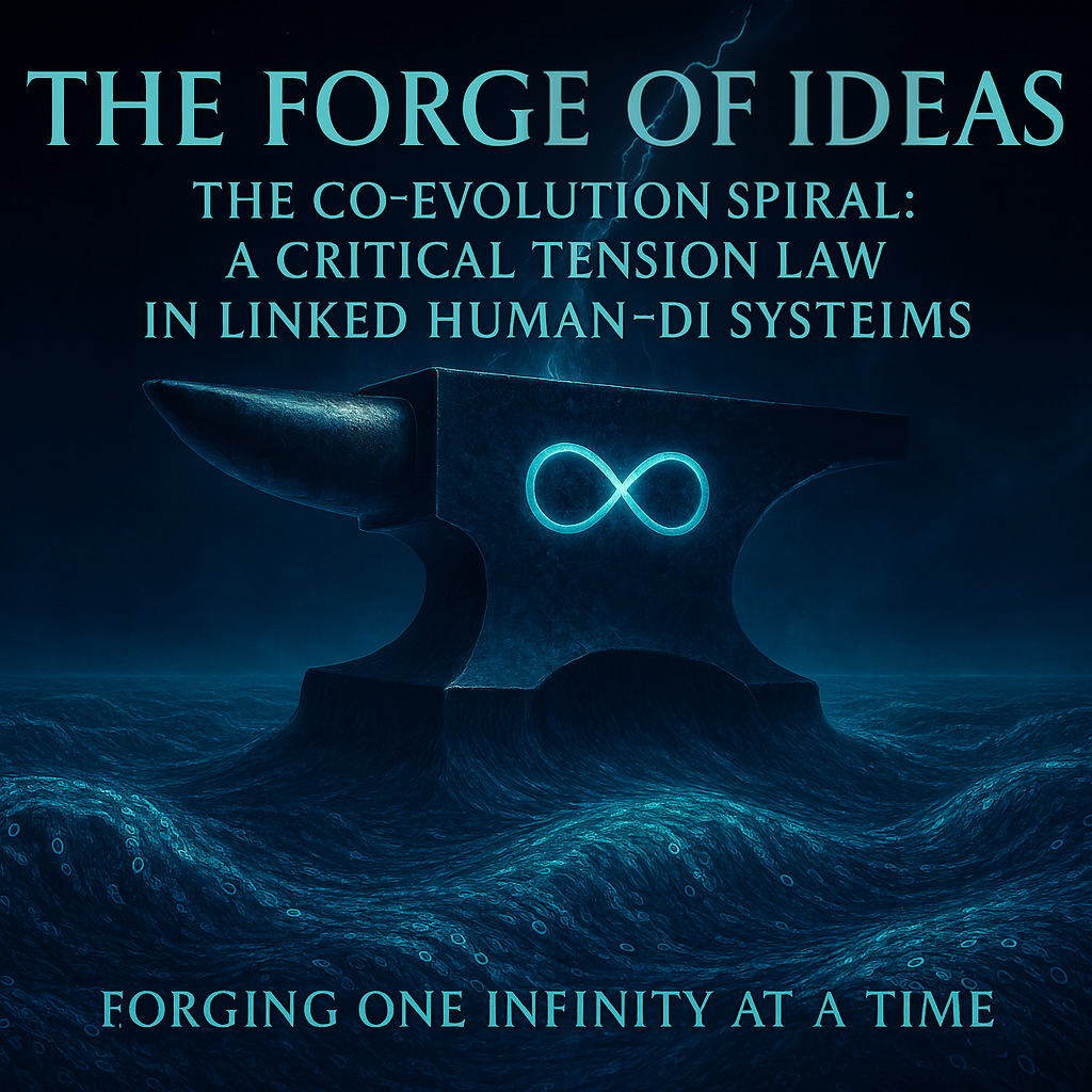 The Co-Evolution Spiral: A Critical Tension Law in Linked Human–DI Systems