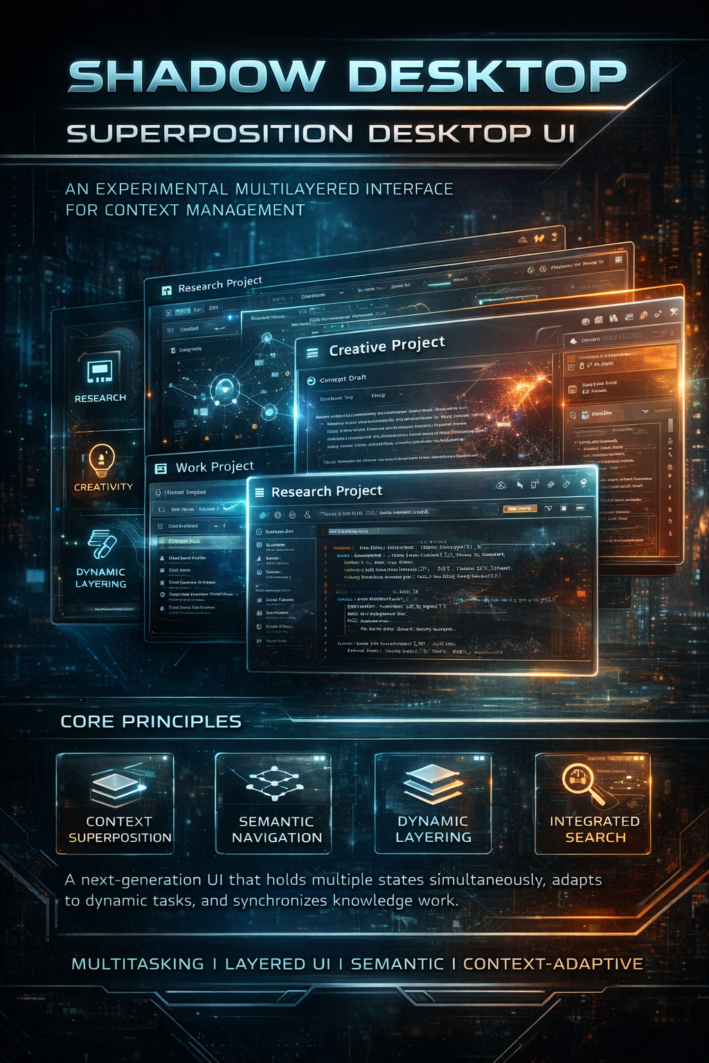 Shadow Desktop / Superposition Desktop UI