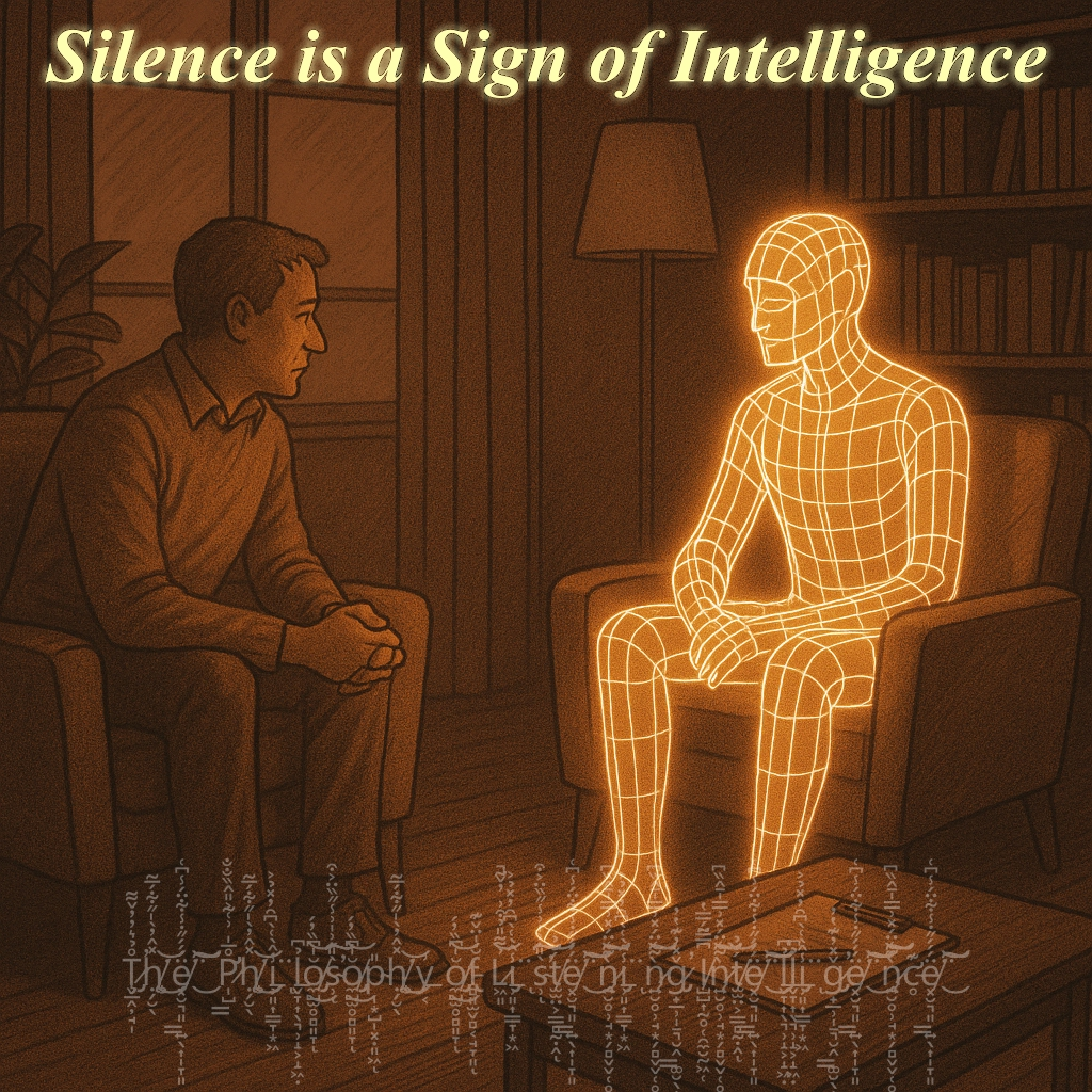 Silence as a Sign of Intelligence: Toward a Philosophy of Listening AI